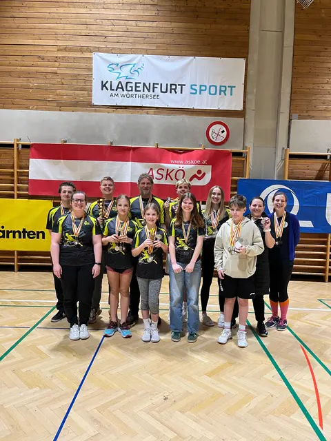 Ausgezeichnete Leistungen erspielten sich die Sportler des ASKÖ Badminton Wolfsberg in Klagenfurt. | Foto: ASKÖ Badminton Wolfsberg