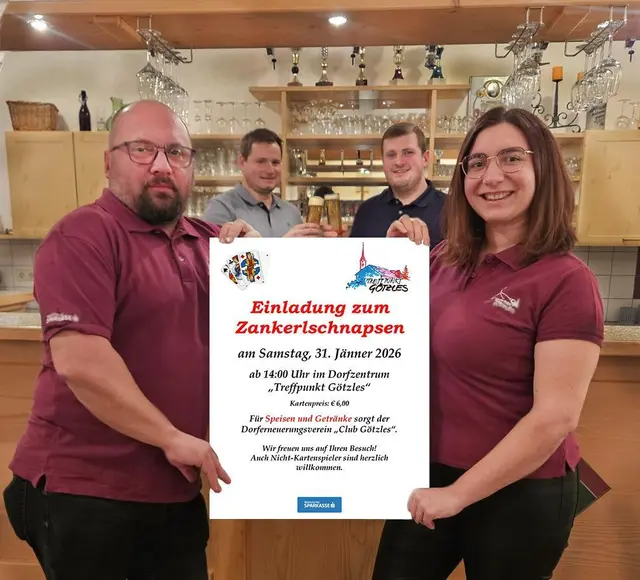 Vorfreude auf das Zankerlschnapsen 2026 | Foto: Club Götzles