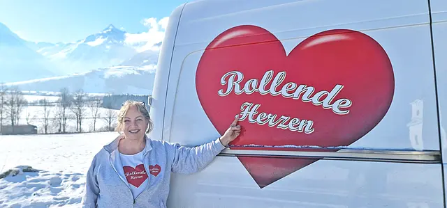 Tina Widmann startete im Pinzgau viele Projekte, darunter unter anderem die Rollende Herzen. | Foto: Rollende Herzen/Widmann