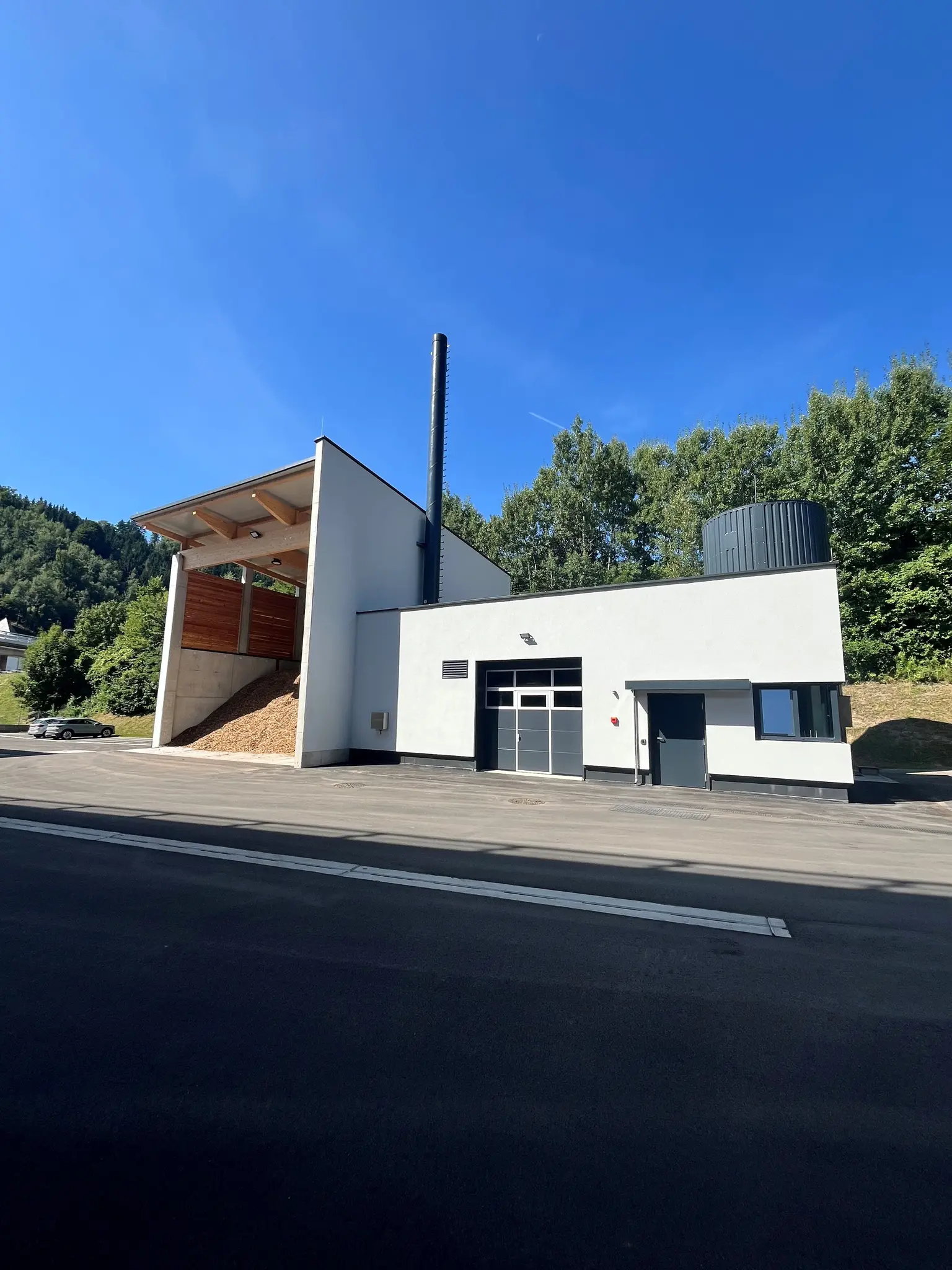 Bruck an der Mur : Die Autobahnmeisterei setzt jetzt auf Biomasse