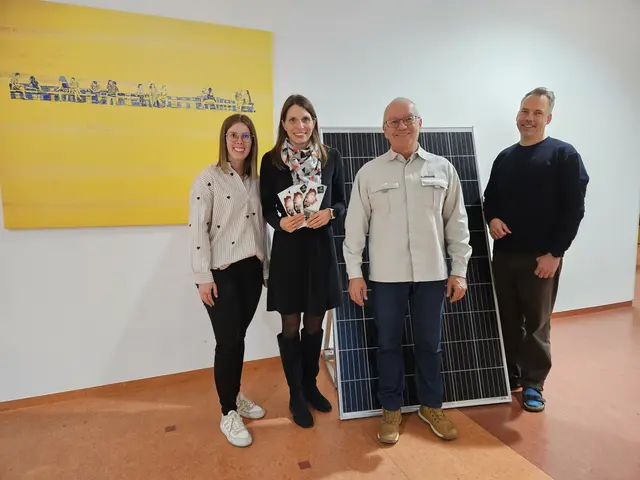 Verena Litschauer (KEM und KLAR Lainsitztal), Karina Zimmermann (KLAR Waldviertel Nord), Marc 
Albus (Reallabor Waldviertel) und Edzard Ufkes (Energie- und Umweltagentur NÖ). | Foto: KEM/KLAR! Lainsitztal