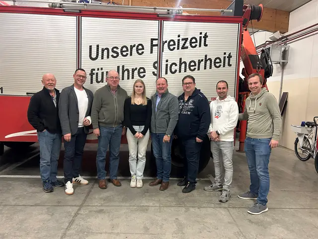 Das Kommando wurde wieder für 5 Jahre bstätigt-. | Foto: FF Sarasdorf