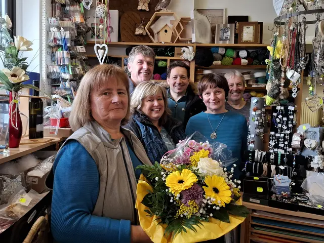 Martina Putzenlechner, GGR Elisabeth Wieland-Widder, Bgm. Herbert Winter, GR Christoph Wutzl, Maria-Theresia Schifflhuber, Herbert Putzenlechner | Foto: Marktgemeinde Frankenfels
