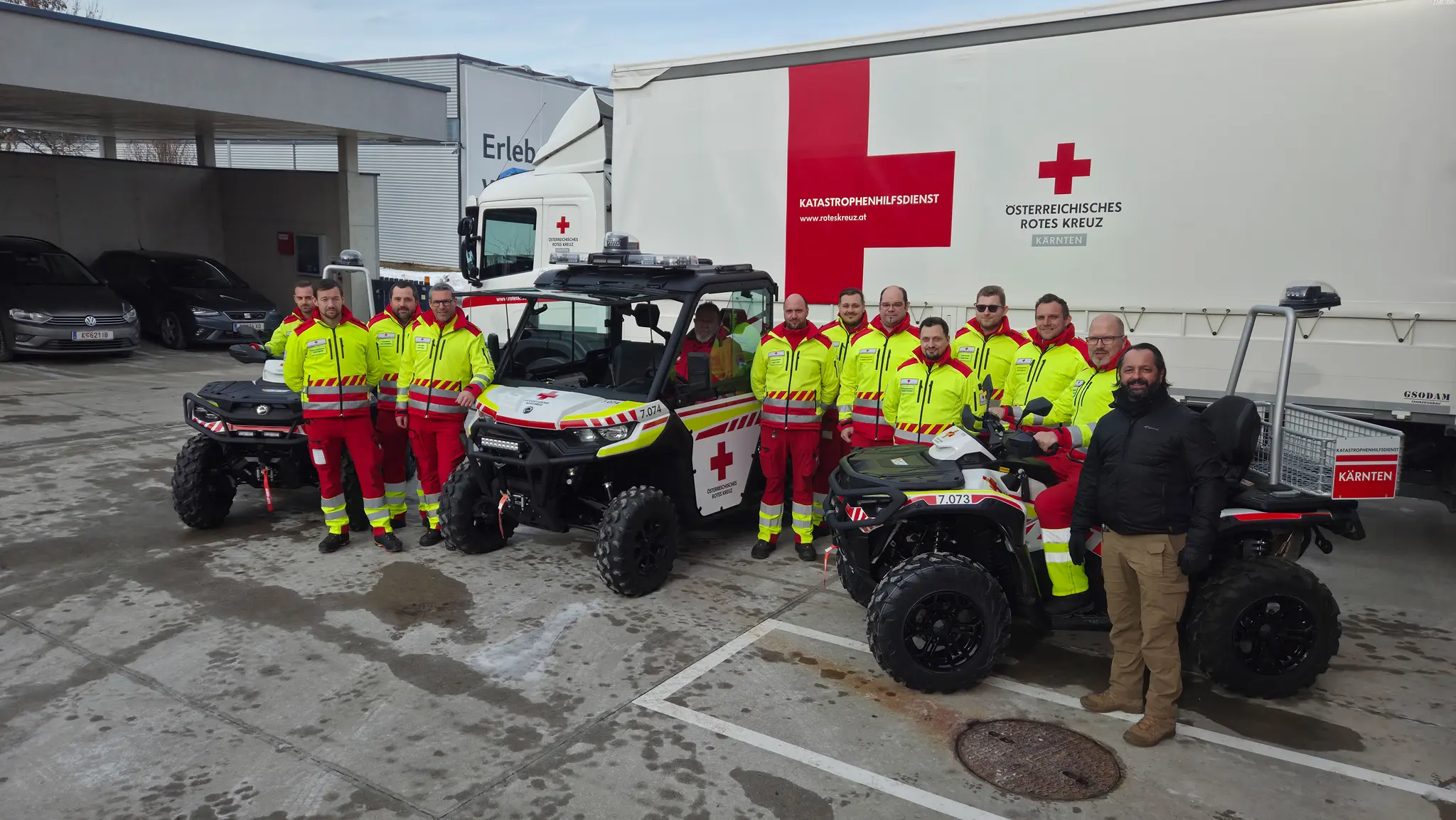 Neue Spezialfahrzeuge : Rotes Kreuz Kärnten rüstet für Katastropheneinsätze auf