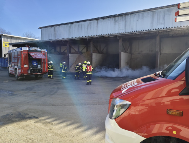 Der Brand in einem Gewerbebetrieb in Mettmach am 21. Jänner 2026 war rasch gelöscht. | Foto: FF Großweiffendorf