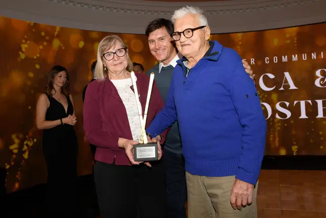 Ante und Marica Kostelic (COMMUNITY AWARD) und Sohn Ivica Kostelic
 | Foto: Agency People Image (c) Michael Tinnefeld