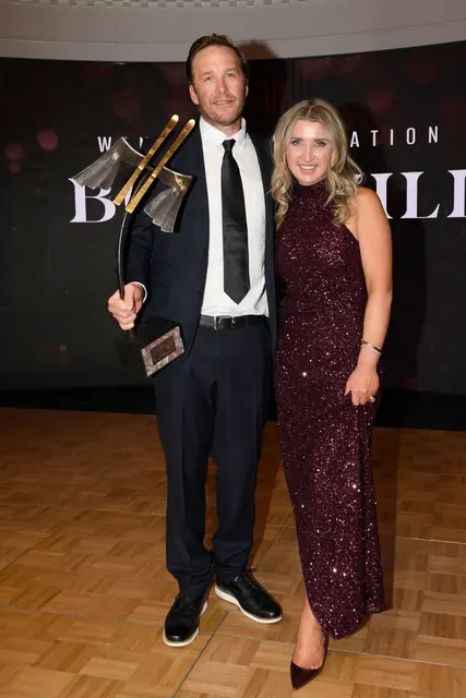 Bode Miller (INSPIRATION AWARD), Sophie Hofmann (Gründerin Kitz Legends Night)
 | Foto: Agency People Image (c) Michael Tinnefeld