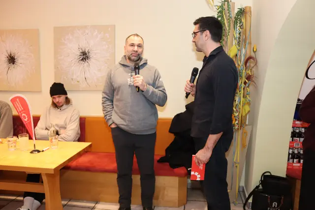 Mit dabei war unter anderem auch Trainer Pierre Allard.