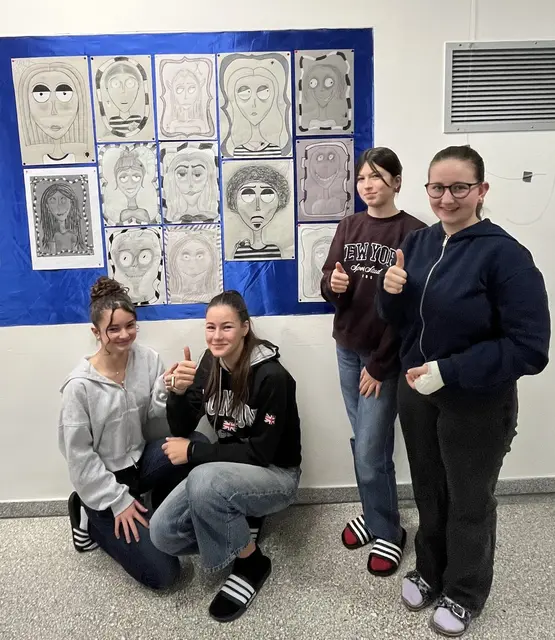 Wenn Fantasie schaurig schön wird – ein Kunstprojekt der 4c | Foto: Sport/Mittelschule St. Valentin