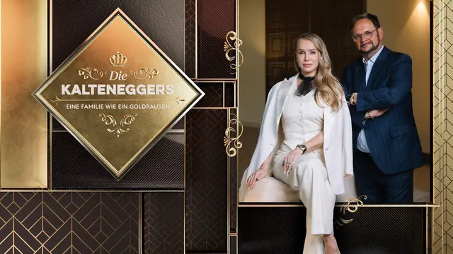 Katarina und Helmut Kaltenegger öffnen die Tore zu ihrer glamourösen Welt. Ihre neue Sendung startet am 25. Jänner.  | Foto: Puls 4
