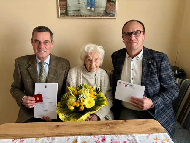 Erna Brandner, die älteste Bürgerin von Langau, feierte ihren 101. Geburtstag. | Foto: Markus Kahrer