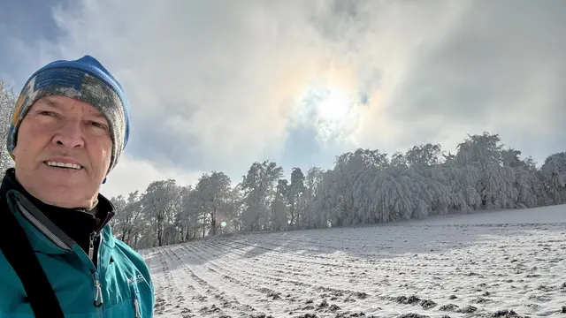 Sonne und Kälte  -  ein schöner Wintertag