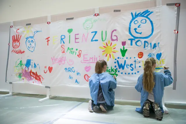 Natürlich heißt es beim Ferienzug wieder einmal "Kreativ sein".  | Foto: EKZ west