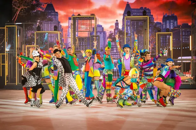Rund 40 der besten Eiskunstläufer der Welt bringen die Dynamik einer Großstadt aufs Eis. | Foto: Holiday on Ice Productions