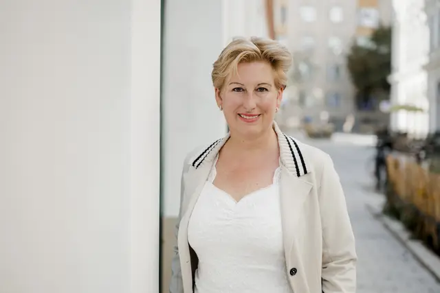 Christina Schlosser wurde am Bezirksparteitag der ÖVP Neubau als Parteiobfrau wiedergewählt. | Foto: Christina Schlosser