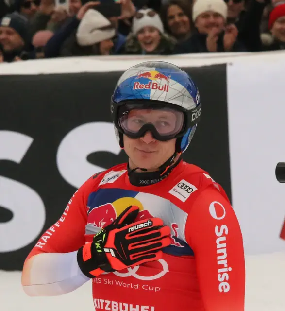 Knapp geschlagen, trotz einer in seinen Augen perfekten Fahrt: Top-Favorit Marco Odermatt | Foto: Gerald Habison