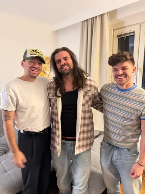 David Slomo, Sidrit Vokshi und Thomas Kröss sind privat befreundet. | Foto: Thomas Kröss
