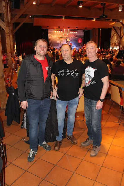 Obmann Stefan Klingenschmid und seine beiden Vorgänger Christoph Lechner und Peter Schär freuten sich über die vielen BesucherInnen.