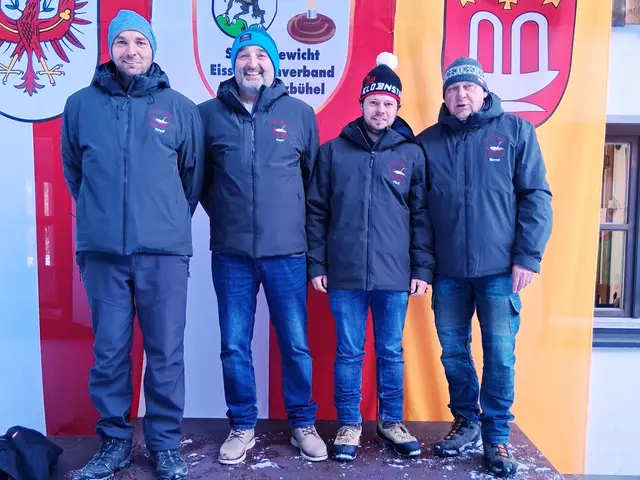 Rang 16: EC Kössen I; Martin Ronacher, Stefan Astner, Felix Daxer und Bernhard Rieder. | Foto: Andi Aberger