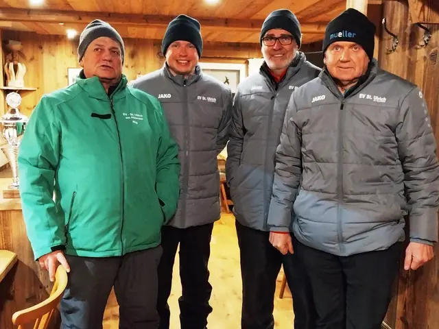 11. EV St. Ulrich; Richard Mitterer, Stefan Reiter, Sebastian Nothegger und Klaus Reiter; nicht im Bild: Franz Noichl. | Foto: Andi Aberger