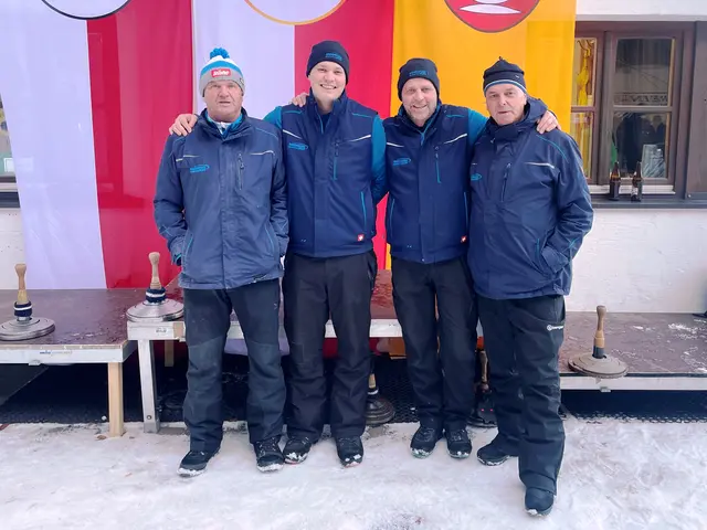 Rang 2: EC Brixen I Hans Gartner, Lukas Schipflinger, Rupert Strasser und Andreas Kofler. | Foto: Andi Aberger