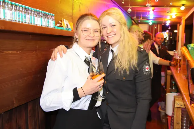 Aileen und Ulli freuten sich auf eine rauschende Ballnacht.