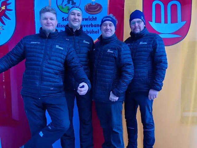 Rang 5: ESC Jochberg I, Sepp Noichl, Werner Auberger, Martin Luxner und Hans Pletzer. | Foto: Andi Aberger