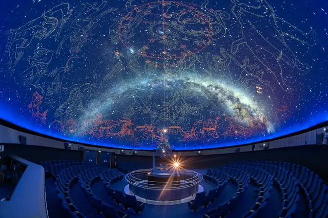 Das Planetarium ist nur eine der vielen Winter-Attraktionen im Wurstelprater.  | Foto: Julius Silver