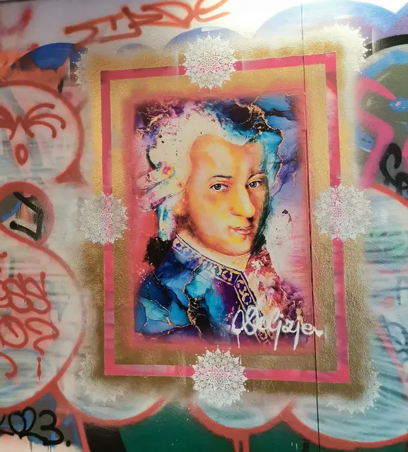 Street Art in Salzburg. Gesehen in einer Unterführung in der Innenstadt von Salzburg. | Foto: Martina Laserer