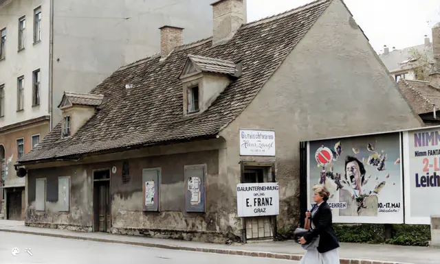 Bis in die 1980er-Jahre stand an der Adresse Lange Gasse 19 ein typisches ebenerdiges Vorstadthaus. | Foto: Sammlung Kubinzky
