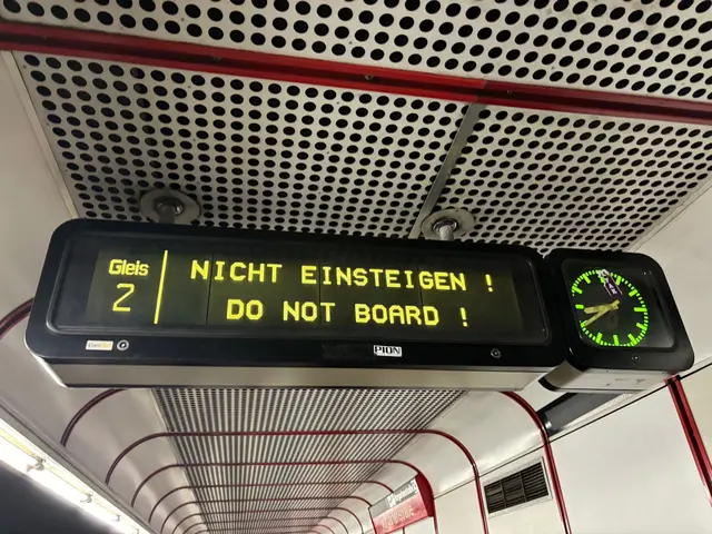 Die Linie U1 war am Montagmorgen nur zweigeteilt unterwegs.  | Foto: z.V.g.