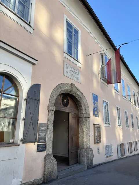 Das Mozart-Wohnhaus in Salzburg.