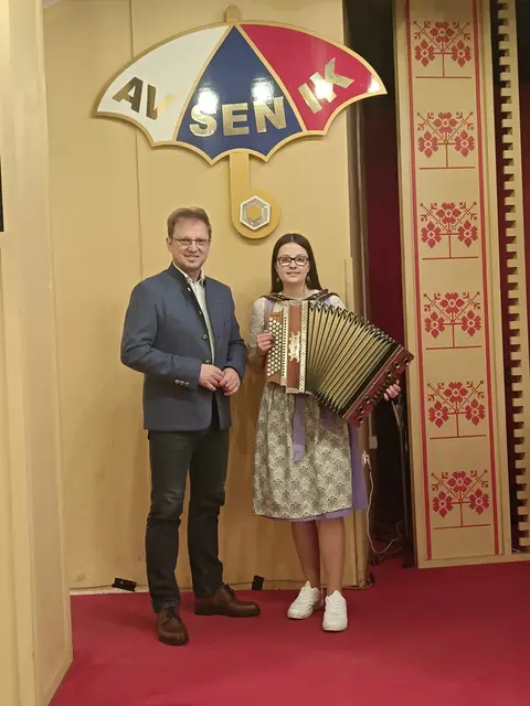 Die 16-jährige Johanna Steinegger aus Kammern sicherte sie sich souverän die Goldmedaille in Slowenien. | Foto: Harmonika Verband Österreich