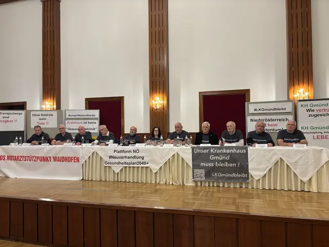 Die Plattform NÖ versammelte sich in St. Pölten zur ersten Pressekonferenz | Foto: Lauren Fahrenberger / MeinBezirk