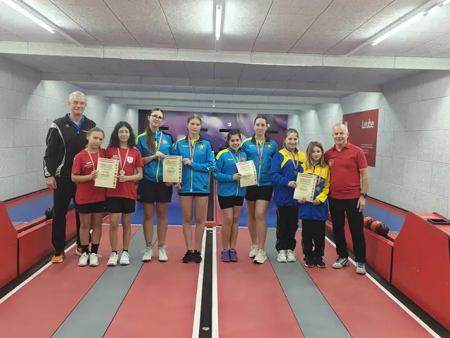 Siegerfoto ÖM Tandem Alterklasse U15 weiblich