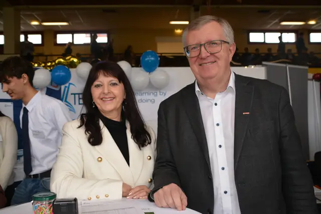 Auch die Wirtschaftskammer war mit Martina Mohapp und Fredi Fellinger vertreten. | Foto: Rosenberger Victoria