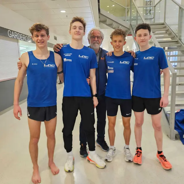 Moritz Heiml, Chtistoan Fehringer, Peter Lindtner, Florian Huemer und Leo Gröbner Weizenauer (v. li.). | Foto: LAC Steyr