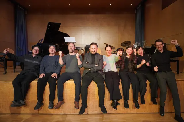 Beste Stimmung bei den acht Musiktalenten aus Völs.  | Foto: AMG