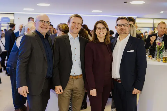 J.  Burgstaller, R. Höhfurtner, C. Serva, T. Schwendner. | Foto: Silvia Zellinger