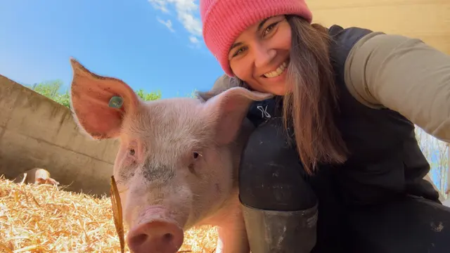 MeinBezirk hat mit Julia Prünner, Bio-Landwirtin und Betreiberin des Bio-Schweinemastbetriebs Prünner in Pöttsching, über das Mercosur-Abkommen gesprochen. | Foto: Prünner