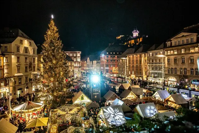Rettete das Tourismusjahr: Der Advent brachte gute Nächtigungszahlen für Graz. | Foto: Stadt Graz