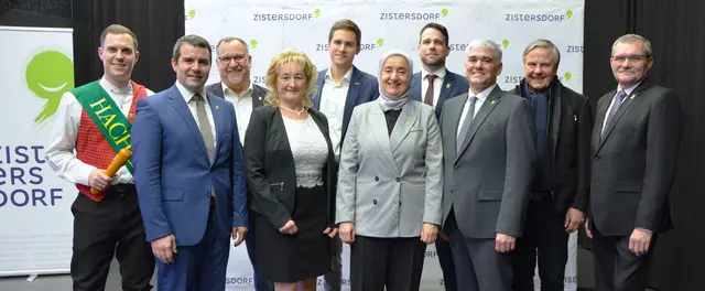 Auch die Gäste aus den Partnerstädten genossen den Neujahrsempfang.  | Foto: Kathrin Hofecker