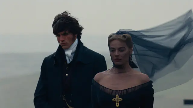Jacob Elordi als Heathcliff und Margot Robbie als Cathy stehen im Mittelpunkt einer epischen Geschichte von verbotener Liebe in "Wuthering Heights – Sturmhöhe" | Foto: Constantin Film/ Warner Brothers