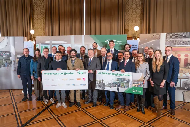 Bis zur geplanten Öffnung im zweiten Quartal 2027 ist noch Zeit. Doch am Dienstag, 27. Jänner, wurden bereits die Big Player im Gastro-Bereich vorgestellt. | Foto: Valentina Marinelić/MeinBezirk