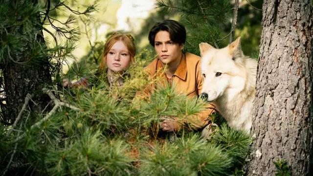 Puma-Wandler Carag und seine Freunde versuchen den Verkauf des Waldes mit allen Mitteln zu verhindern. | Foto: 2025 blue eyes/Studiocanal/Marc Reimann