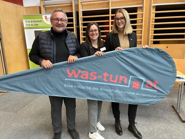Wirtschaftskammer Burgenland: Josef Kropf, Birgit Halper und Katharina Bagdy. | Foto: Anna Maria Kaufmann