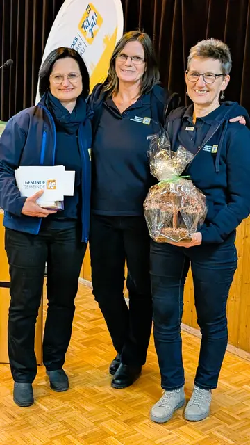 Sonja Homola, Anne-Marie Enengel, Christa Fallmann | Foto: Gesunde Gemeinde Hainburg
