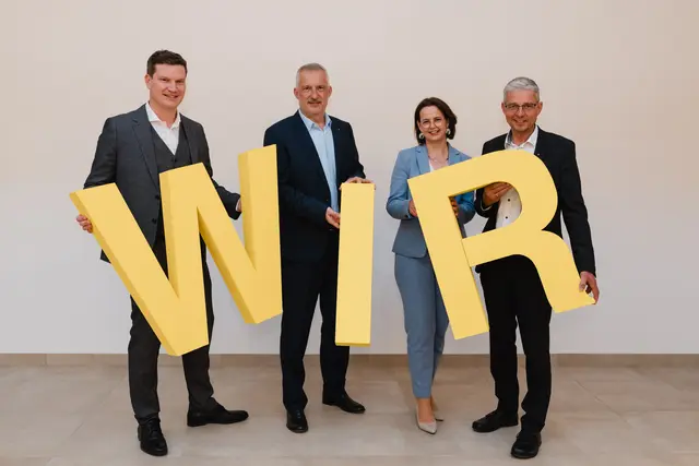 Florian Wurz, Andreas Weber, Andrea Halbartschlager, Hans Luger | Foto: Oliver Gratzer