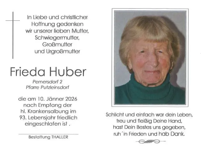 Frieda Huber, 92 Jahre | Foto: zVg