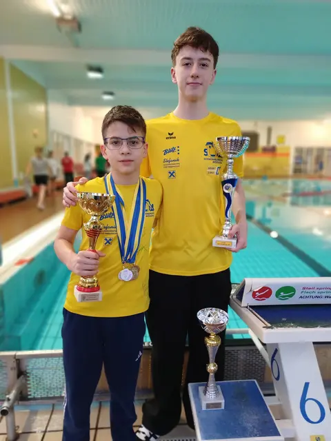 Pokalgewinner Matthias Ripa und Kaj Wetzel. | Foto: SUM / Irmgard Wetzel